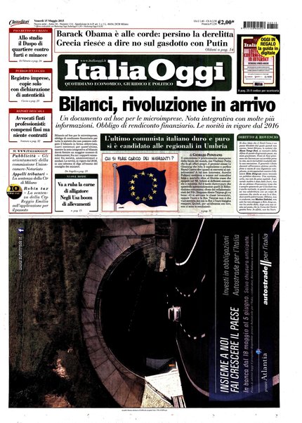 Italia oggi : quotidiano di economia finanza e politica